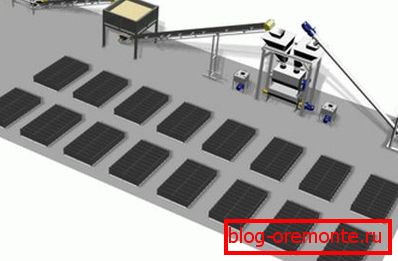 Scheme of an industrial workshop Scheme of an industrial workshop