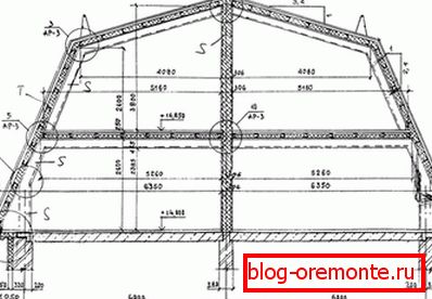 A schematic image of a broken roof.