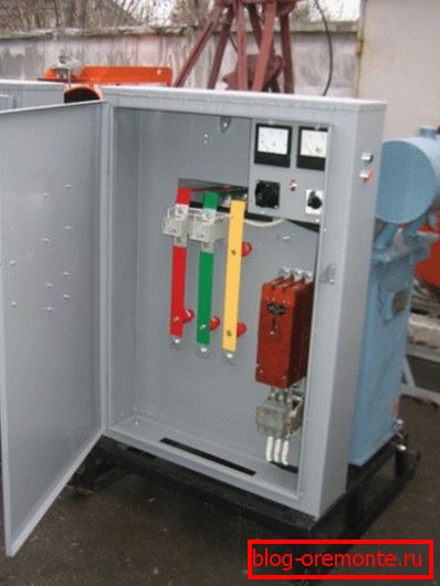 Transformer control cabinet Transformer control cabinet