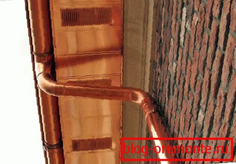 Copper soffit system