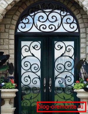 Fabulous wrought iron doors