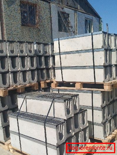 Warehouse concrete trays. Warehouse concrete trays.