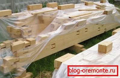 Product storage at the construction site Product storage at the construction site