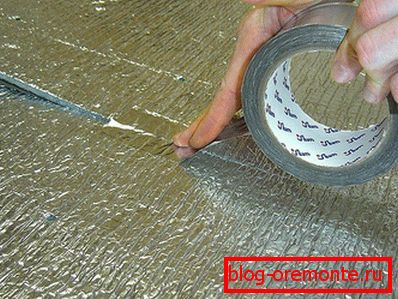 Gluing joints with aluminum foil Gluing joints with aluminum foil