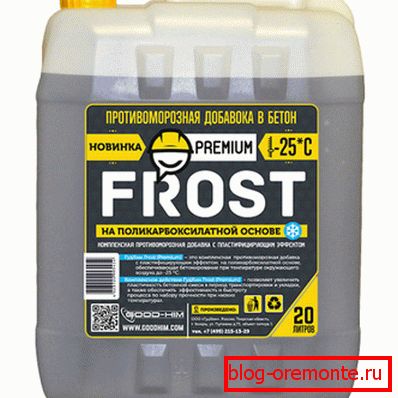 Composition with antifreeze characteristics Composition with antifreeze characteristics