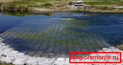 Creating a kind of crossing without using pontoons Creating a kind of crossing without using pontoons