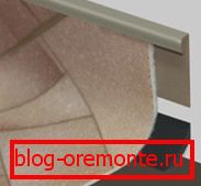 Installation method of linoleum with folding on special plinths Installation method of linoleum with folding on special plinths
