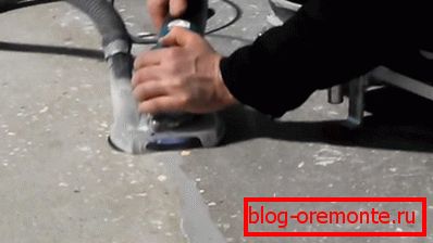 The method of stripping interplate seam The method of stripping interplate seam
