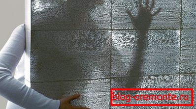 Transparent concrete wall Transparent concrete wall