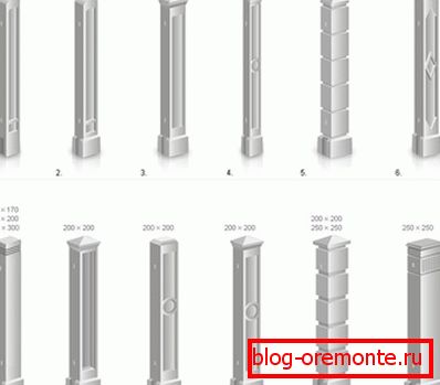 Bollards for fencing. Bollards for fencing.