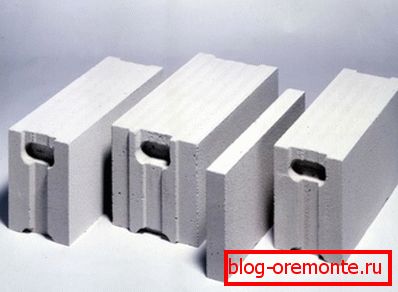 Construction aerated concrete blocks. Construction aerated concrete blocks.