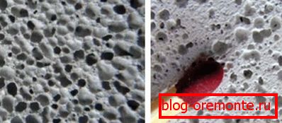 Structural differences between gas concrete and gas silicate Structural differences between gas concrete and gas silicate