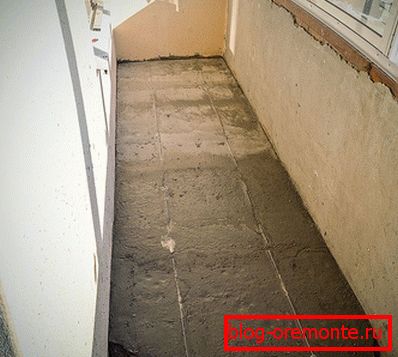 Cement screed