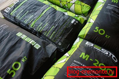 Dry installation and masonry mix. Dry installation and masonry mix.