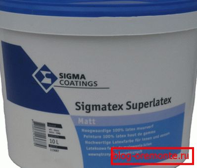 Facade superlatex paint for aerated concrete Facade superlatex paint for aerated concrete
