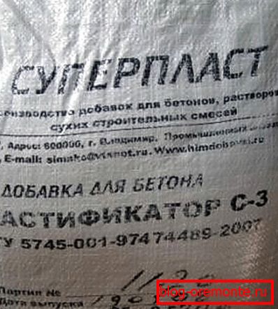 Superplast - additive to mortar Superplast - additive to mortar