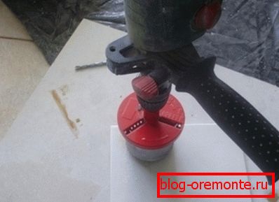 Ceramic tile drilling Ceramic tile drilling