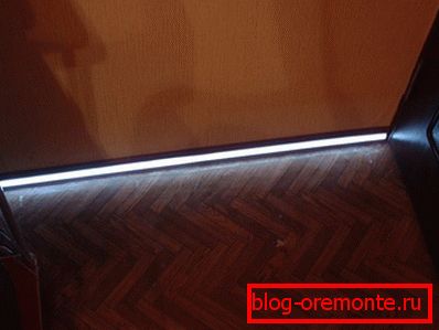 Glowing Baseboard