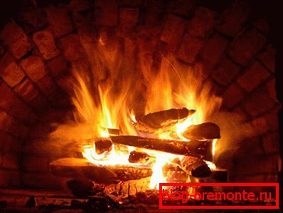 Burning Aspen Logs