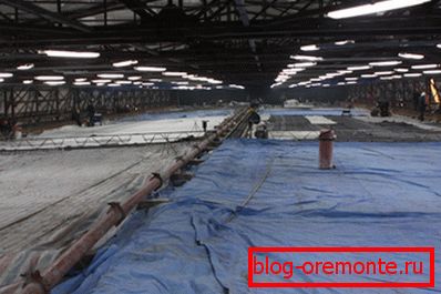 Concrete screed insulation Concrete screed insulation