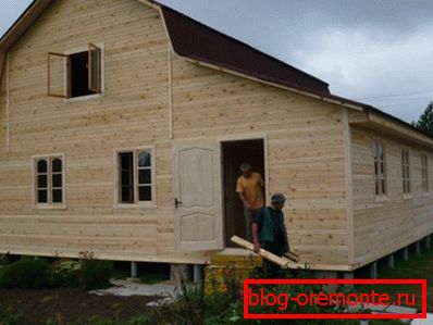 The heat saving house is almost ready The heat saving house is almost ready