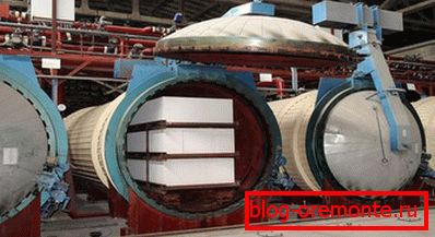Heat treatment of blocks (in the photo) allows to reduce the consumption of the binder in the production Heat treatment of blocks (in the photo) allows to reduce the consumption of the binder in the production