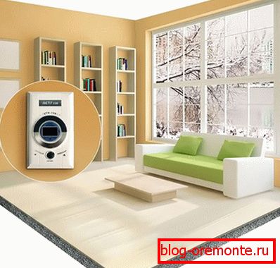 Thermostat for floor heating