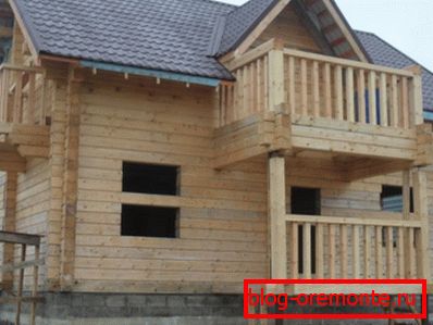 Typical house of timber Typical house of timber