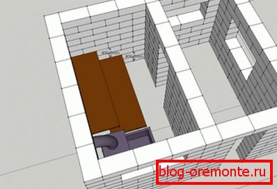 Typical project with a steam room and a waiting room Typical project with a steam room and a waiting room