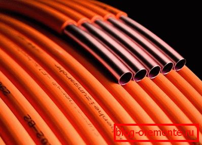 Copper pipe for floor heating