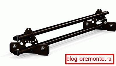 Tubular snegozaderzhatel for a faltsevy roof