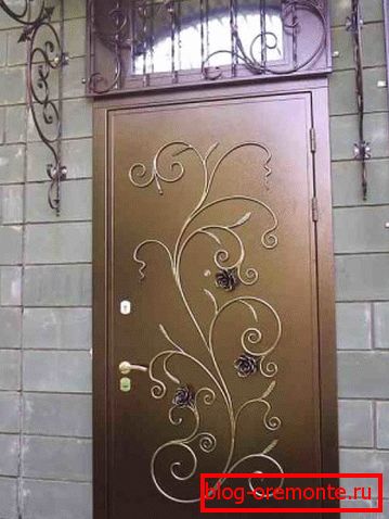 Solid canvas door