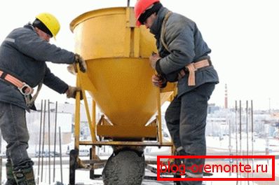 Hardening of a concrete stone occurs due to the chemical interaction of its components. Hardening of a concrete stone occurs due to the chemical interaction of its components.