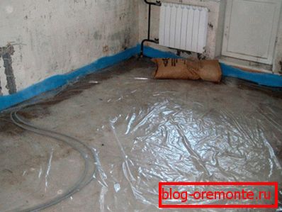 Laying the insulation layer