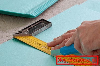 Laying the substrate