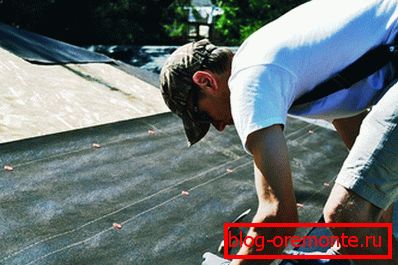 Nailing roofing material