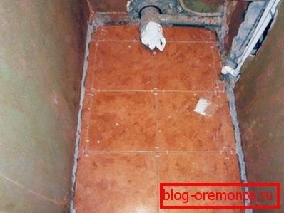 Laying a standard tile