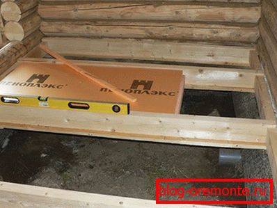 Laying insulation on the cranial floor