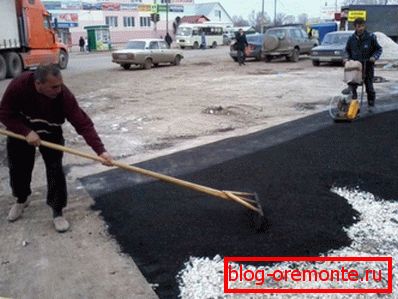 Manual laying. Manual laying.