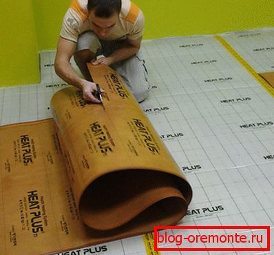 Laying the substrate