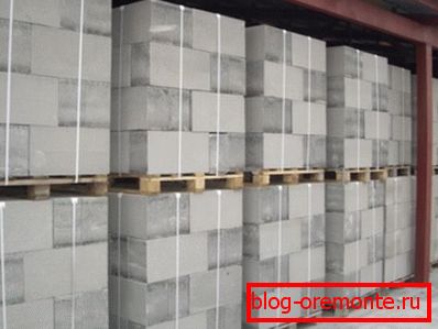 Packing and storage of gas blocks Packing and storage of gas blocks