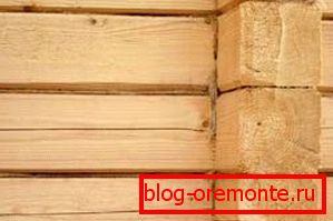 Seal joints between the rims of the timber Seal joints between the rims of the timber
