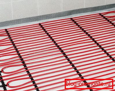 Electric floor installation
