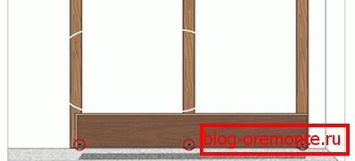 Installation on screws
