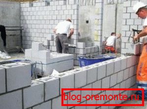 Installing foam blocks does not require excessive effort