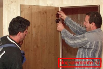 Swing door installation