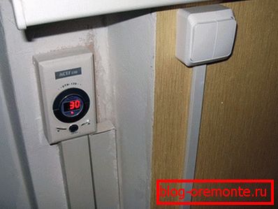 Installing the thermostat