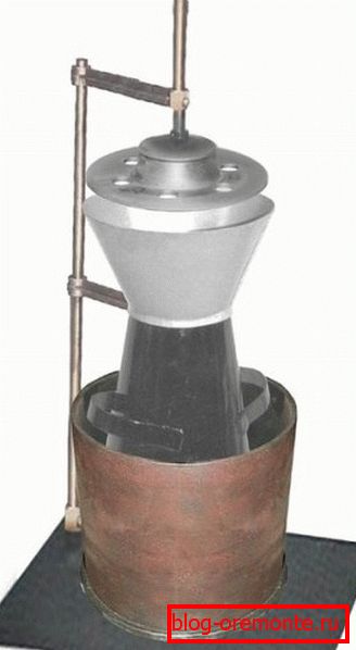 Device for testing stiffness. Device for testing stiffness.