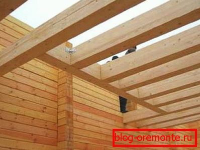 The device of overlap of the beam of the same section as the main walls The device of overlap of the beam of the same section as the main walls
