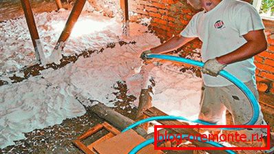 Foam floor warmed